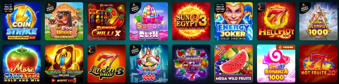 популярні слоти казино Cosmobet